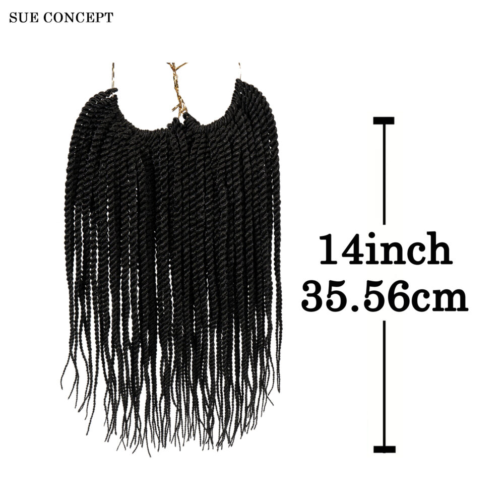 6541  BRAID PRE-FEATHERED BOX BRAID 14" #JL01-FREETRESS-BRAID-1B - Image 2