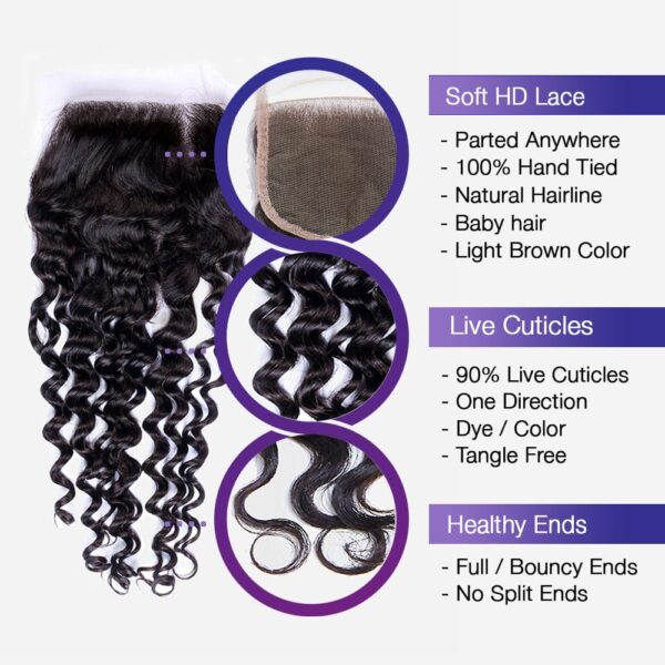 Experience Luxury with Every Strand – 100% human hair，High-Definition Lace Wig, Handcrafted for Natural Elegance #JL01-CL0012/CL0013 - Image 2