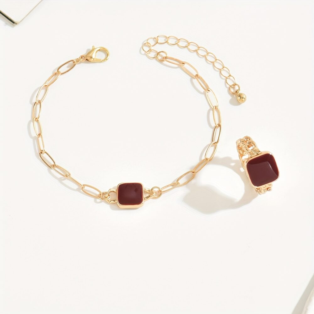 Exquisite Ring & Necklace Set, A Classic Choice for Enhanced Beauty #JL01-WJ-0128 - Image 5