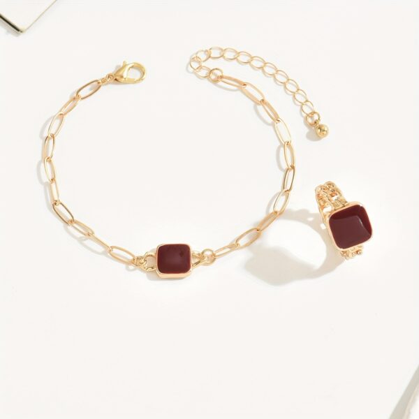6541  Exquisite Ring & Necklace Set, A Classic Choice for Enhanced Beauty #JL01-WJ-0128 - Image 5