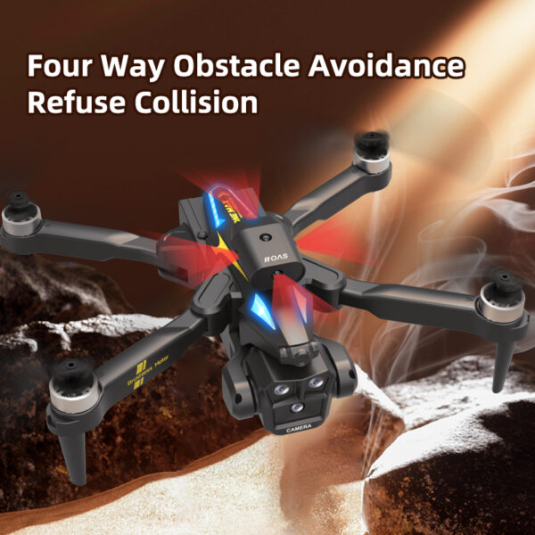 C10S - 360° obstacle avoidance, electrically adjustable triple camera, toy drone #JL02-C10S - Image 5
