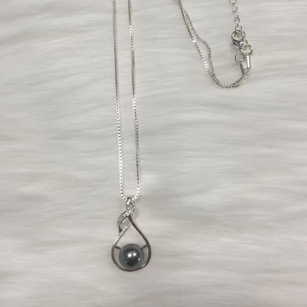 6541  Gifts for Women Wife-Tahitian-Black-Pearl-Necklace-Gift for  Wife Wedding Birthday Anniversary Jewelry-Mom Girlfriend Her  Mothers Day Gifts for Mom Women Valentines Day Christmas Day Gifts #JL01-WJ-S0054 - Image 3