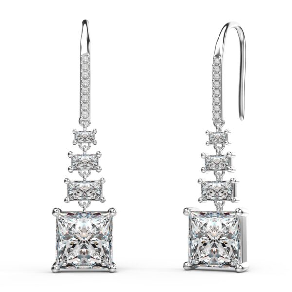 6541  Elegant Copper Inlay Stud Earrings: Perfect for Weddings,Birthday Gifts #JL01-WJ-S0045baise - Image 6