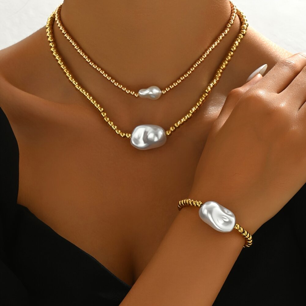 6541  Delicate Bracelet & Pendant Ensemble: Elegant accessories for daily wear #JL01-WJ-0161 - Image 3