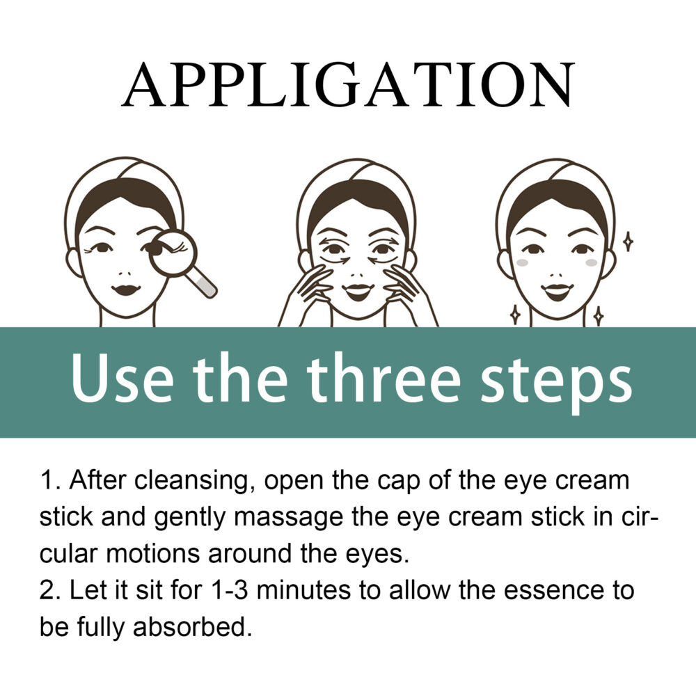 Firming Eye Cream Stick deeply moisturizes and smooths wrinkles, strengthens and smooths skin, hydrates and moisturizes #JL04-EEA03-A021-4-WH1 - Image 6