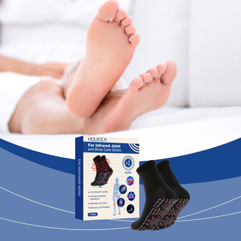 Joint Care socks Body joints Legs Foot massage care socks Breathable and comfortable #JL04-HKJ01-A001-1-WH1