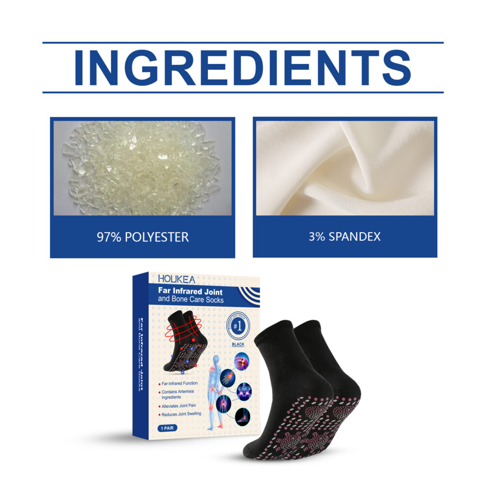 Joint Care socks Body joints Legs Foot massage care socks Breathable and comfortable #JL04-HKJ01-A001-1-WH1 - Image 4