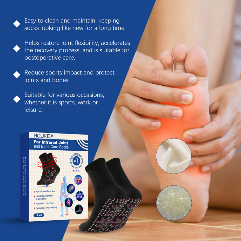 Joint Care socks Body joints Legs Foot massage care socks Breathable and comfortable #JL04-HKJ01-A001-1-WH1 - Image 8