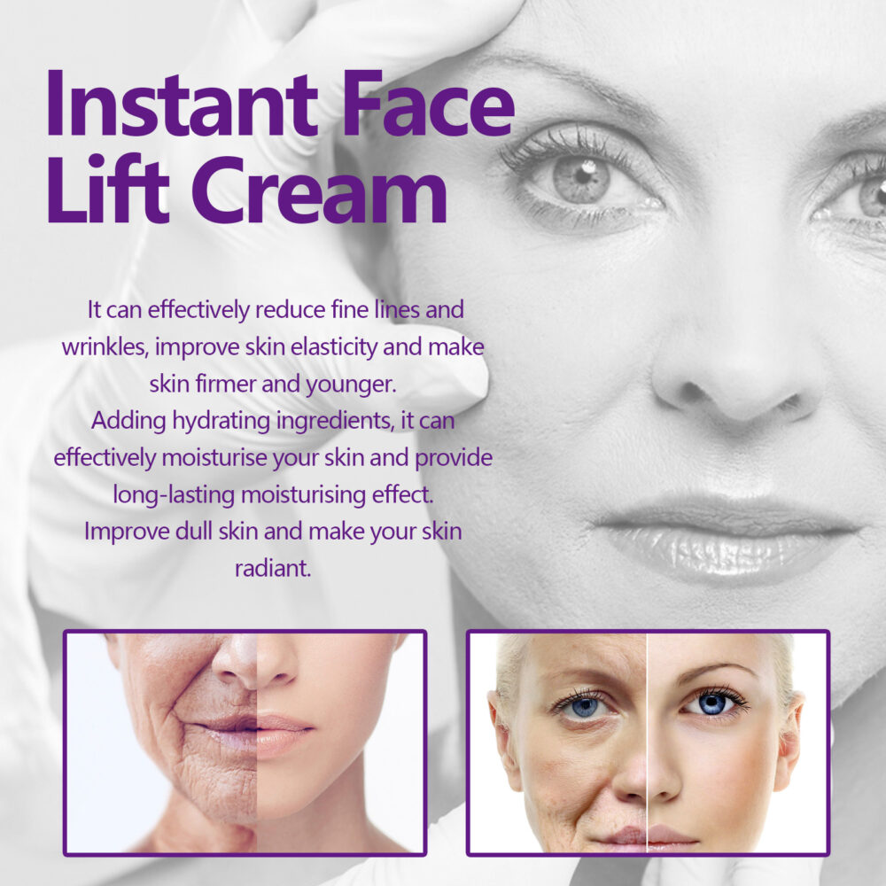 Face Lift Firming Cream to Reduce Fine Lines on the Face with a Gentle Moisturizing cream for Wrinkled skin #JL04-HOA02-A080-30-WH1 - Image 5