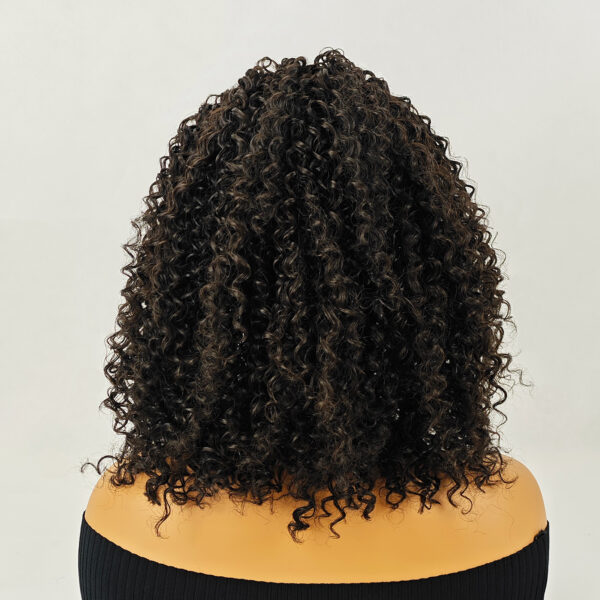 Especially Yours Curly Headband Wig Shoulder-Length Layers of Natural Spiral Curls with Full, Bouncy Volume, Comfy Stretch Band/Runway Shades of Black Headband Kinky Curly Synthetic Hair Wigs For African American Women 16 Inch #JL01-LY-1437A-1/LY-1437A-1B/LY-1437A-2/LY-1437A-OP1B30/LY-1437A-OP27/LY-1437A-OP430 - Image 14
