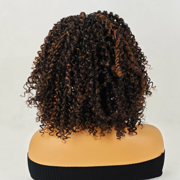 Especially Yours Curly Headband Wig Shoulder-Length Layers of Natural Spiral Curls with Full, Bouncy Volume, Comfy Stretch Band/Runway Shades of Black Headband Kinky Curly Synthetic Hair Wigs For African American Women 16 Inch #JL01-LY-1437A-1/LY-1437A-1B/LY-1437A-2/LY-1437A-OP1B30/LY-1437A-OP27/LY-1437A-OP430 - Image 18