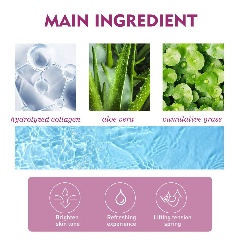 Hydrolyzed collagen Neck Cream Lighten neck lines Shape Swan Neck Smooth White Neck Cream #JL04-JAA03-A001-40-WH1 - Image 5