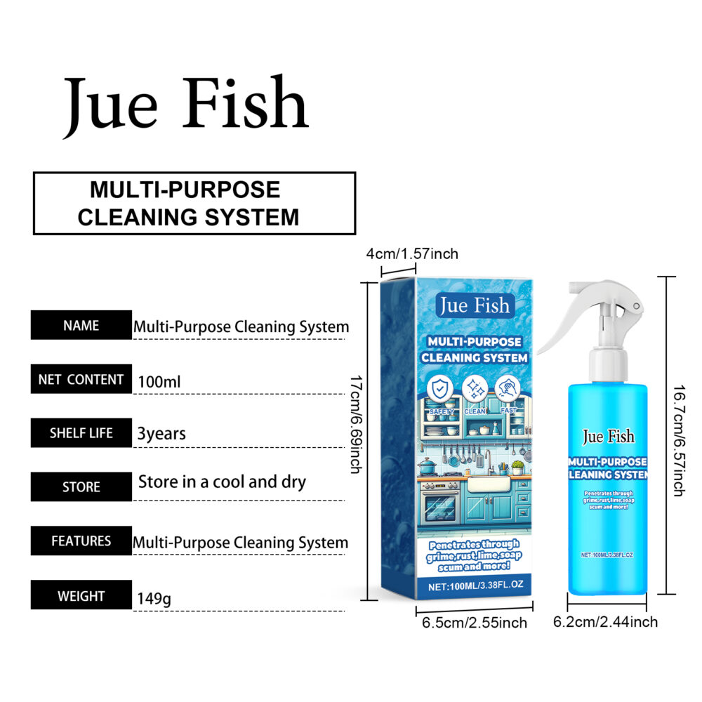 Kitchen Grease Foam cleaner Multifunctional gentle decontamination kitchen stove top cleaner #JL04-JUC01-A015-100-BU1 - Image 2