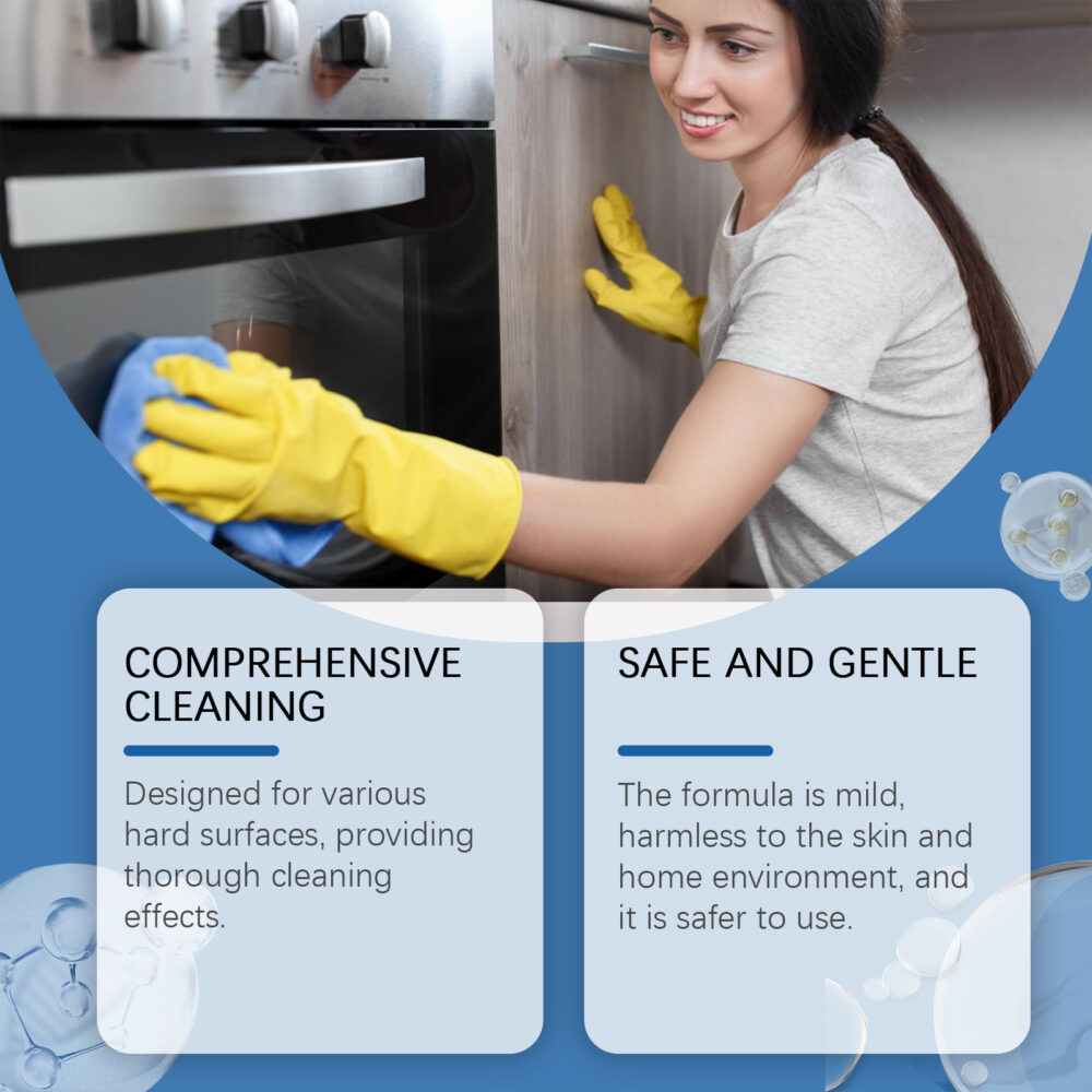 Kitchen Grease Foam cleaner Multifunctional gentle decontamination kitchen stove top cleaner #JL04-JUC01-A015-100-BU1 - Image 6