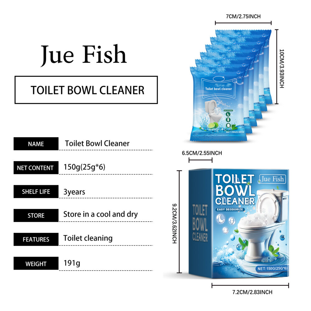 Toilet cleaning powder Toilet toilet household cleaning dirt urine stains odorous foam cleaning powder #JL04-JUC02-A017-6-BU3 - Image 2