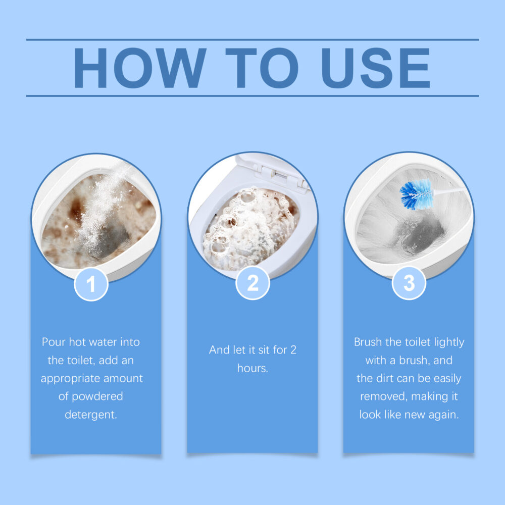 Toilet cleaning powder Toilet toilet household cleaning dirt urine stains odorous foam cleaning powder #JL04-JUC02-A017-6-BU3 - Image 4