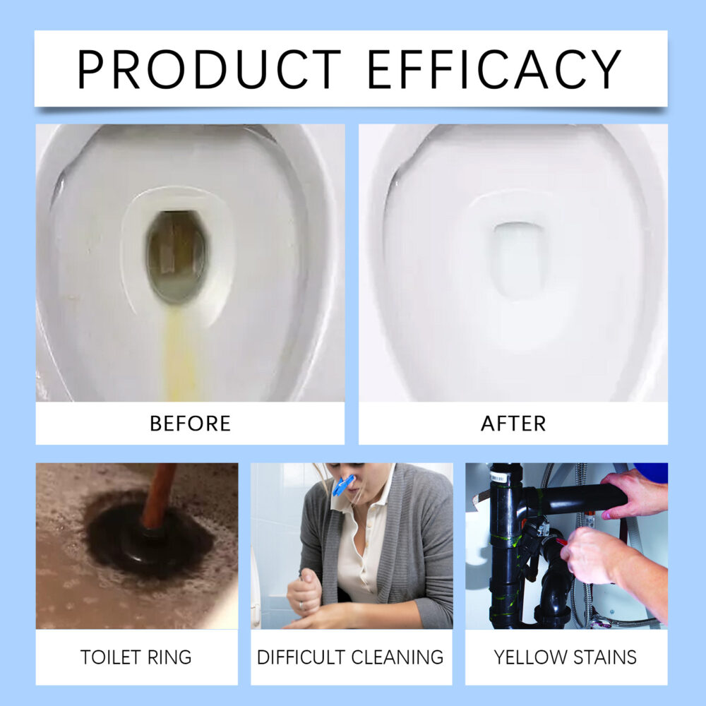 Toilet cleaning powder Toilet toilet household cleaning dirt urine stains odorous foam cleaning powder #JL04-JUC02-A017-6-BU3 - Image 9