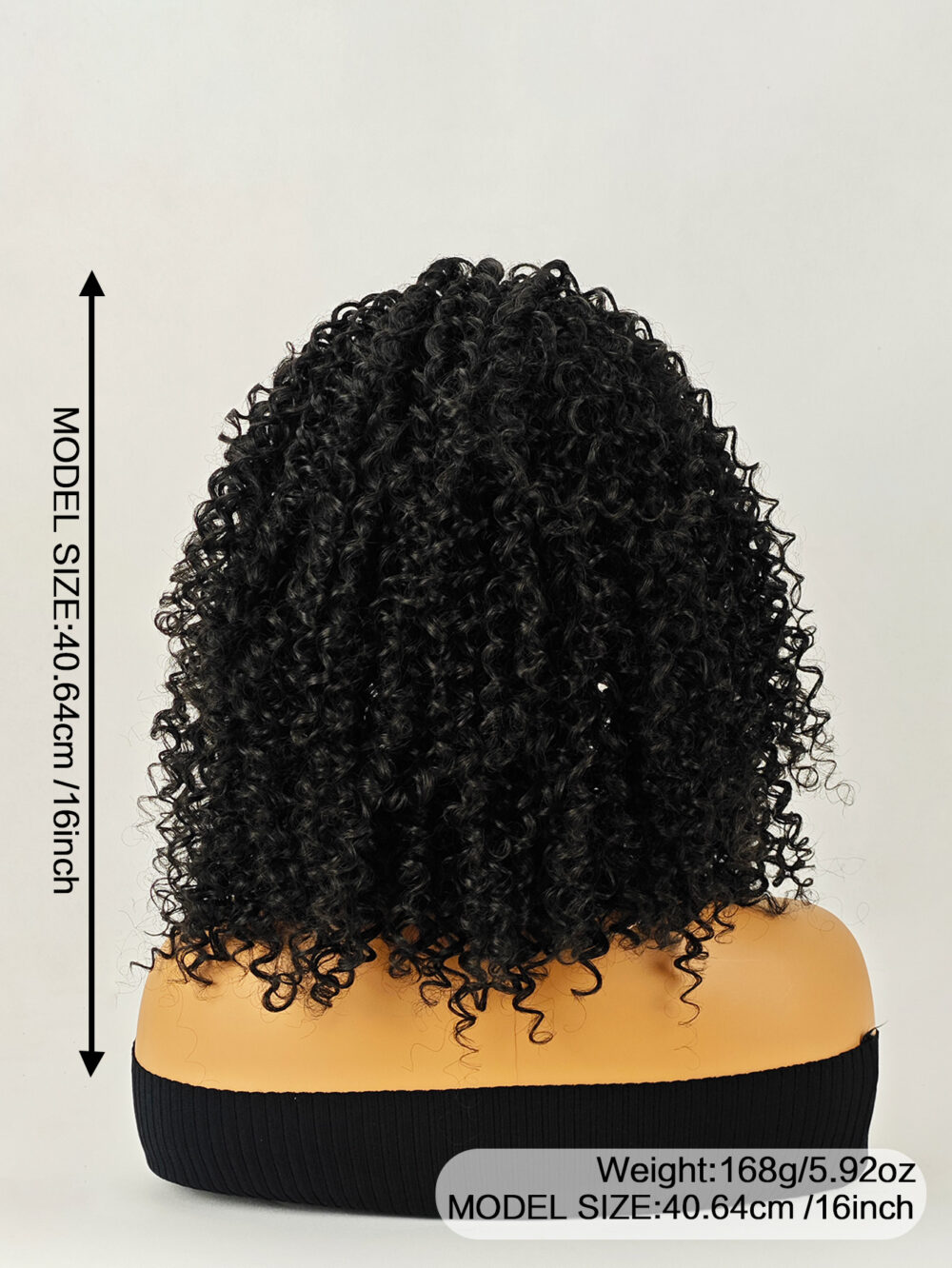 Especially Yours Curly Headband Wig Shoulder-Length Layers of Natural Spiral Curls with Full, Bouncy Volume, Comfy Stretch Band/Runway Shades of Black Headband Kinky Curly Synthetic Hair Wigs For African American Women 16 Inch #JL01-LY-1437A-1/LY-1437A-1B/LY-1437A-2/LY-1437A-OP1B30/LY-1437A-OP27/LY-1437A-OP430 - Image 3