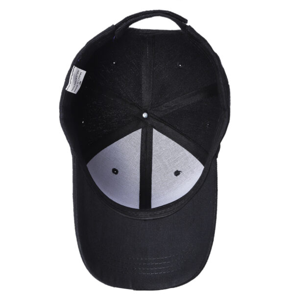 6541  V1 - Solid Velcro Baseball Cap #JL01-V1 - Image 4