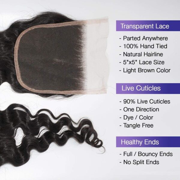 100%Human Hair - Boasting a Seamless Natural Appeal, Exceptionally Flexible & Unbelievably Lightweight #JL01-CL0024/CL0025 - Image 2