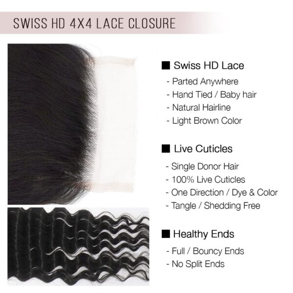 Experience Luxury with Every Strand – 100% human hair，High-Definition Lace Wig, Handcrafted for Natural Elegance #JL01-CL0012/CL0013 - Image 3
