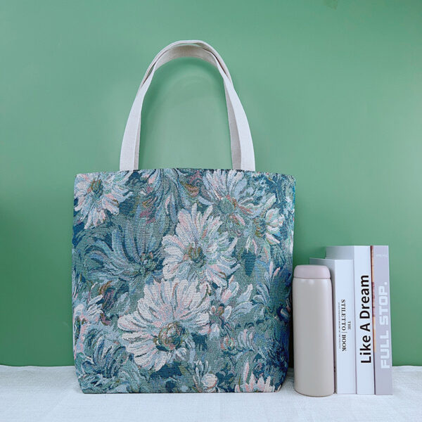 6541  Monet flower bag #JL03-M2040017C