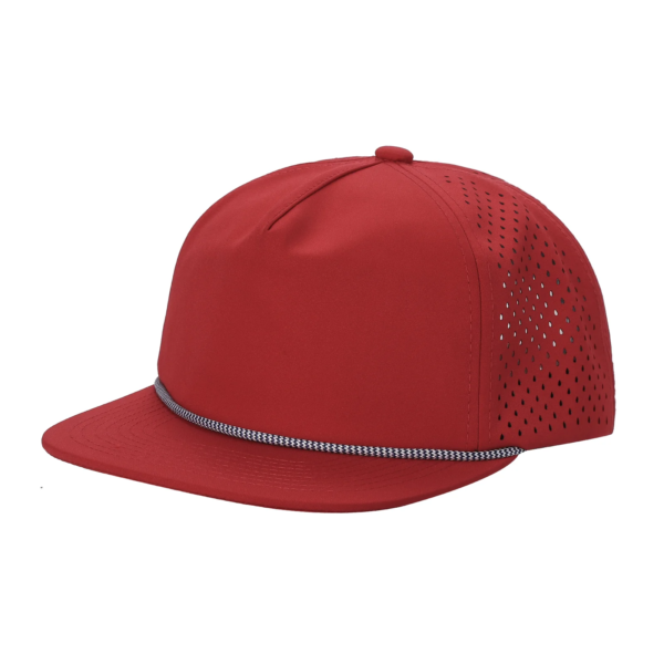6541  5WPR-5PANEL WATER PROOF HAT WITH ROPE #JL01-5WPR