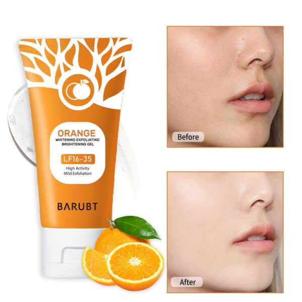 Orange Enzyme Exfoliating Gel Facial deep cleansing and moisturizing gentle mud to remove dead skin #JL02-A313-Orange Gel - Image 10