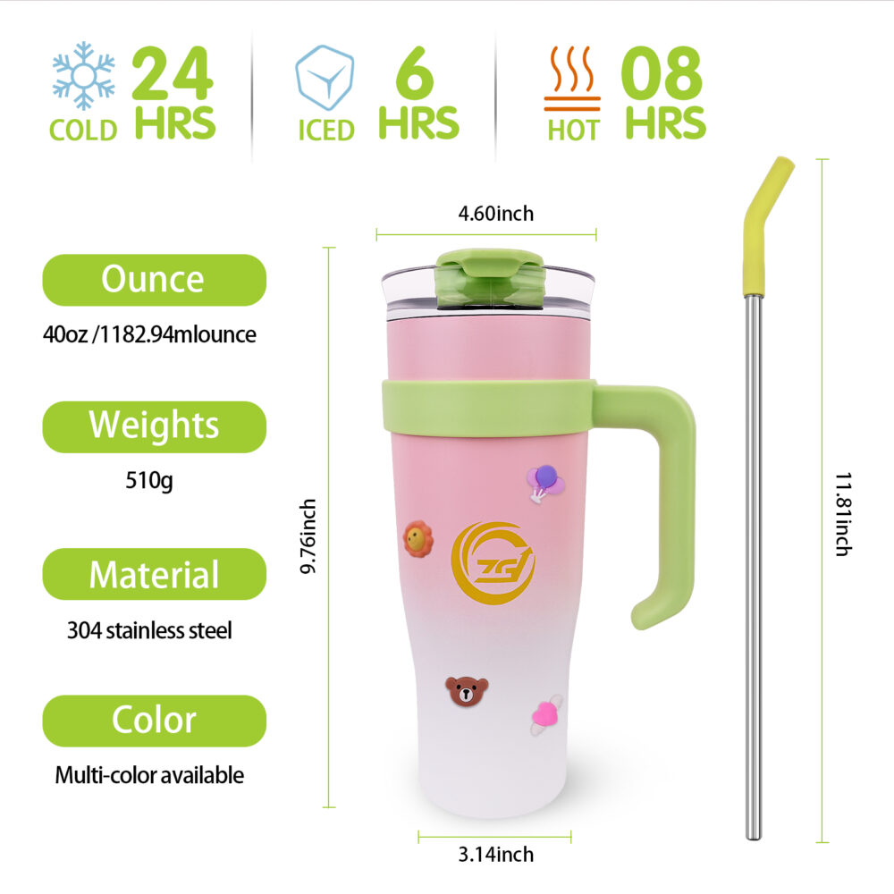 Car water bottle - Pink #JL02-ZGD-GRADEDPOWDER - Image 5