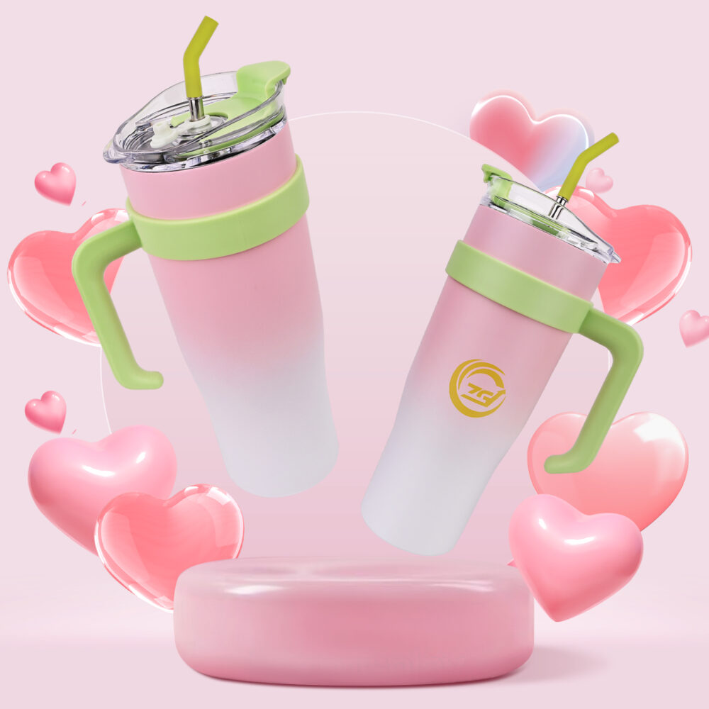 Car water bottle - Pink #JL02-ZGD-GRADEDPOWDER - Image 7