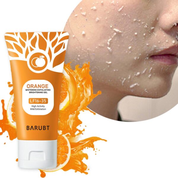Orange Enzyme Exfoliating Gel Facial deep cleansing and moisturizing gentle mud to remove dead skin #JL02-A313-Orange Gel - Image 13