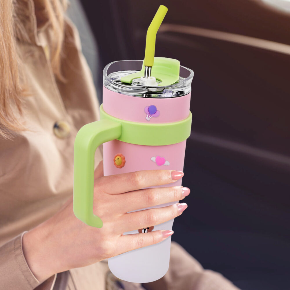 Car water bottle - Pink #JL02-ZGD-GRADEDPOWDER