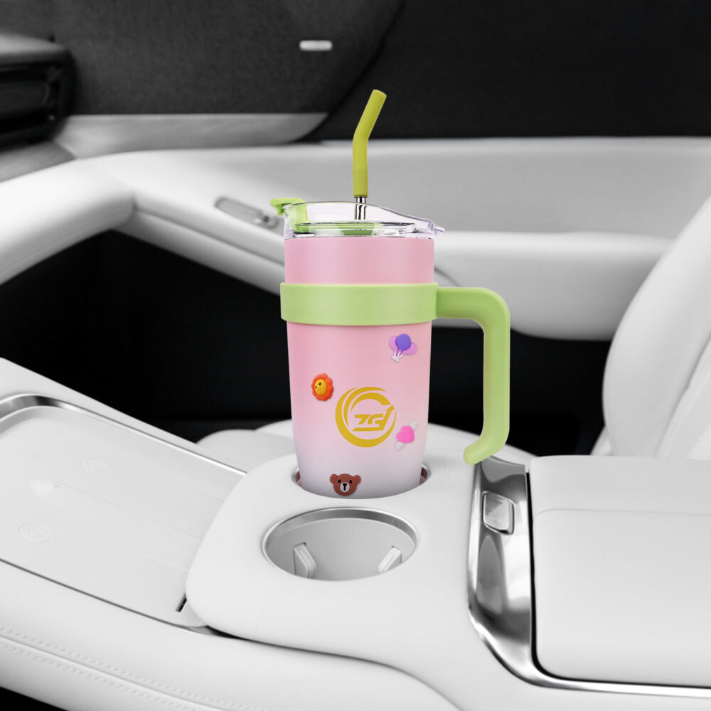 Car water bottle - Pink #JL02-ZGD-GRADEDPOWDER - Image 9
