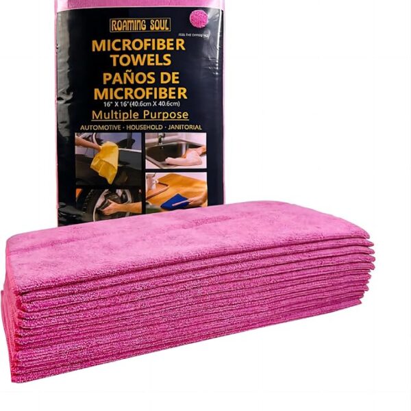 24 pieces per pack, strong decontamination, easy to deal with various stains. Whether it is oil stains in the kitchen, dust in the living room, or water stains in the bathroom, one wipe is clean, made of high-quality materials, soft and friendly skin does not hurt hands. #JL01-Red - Image 2