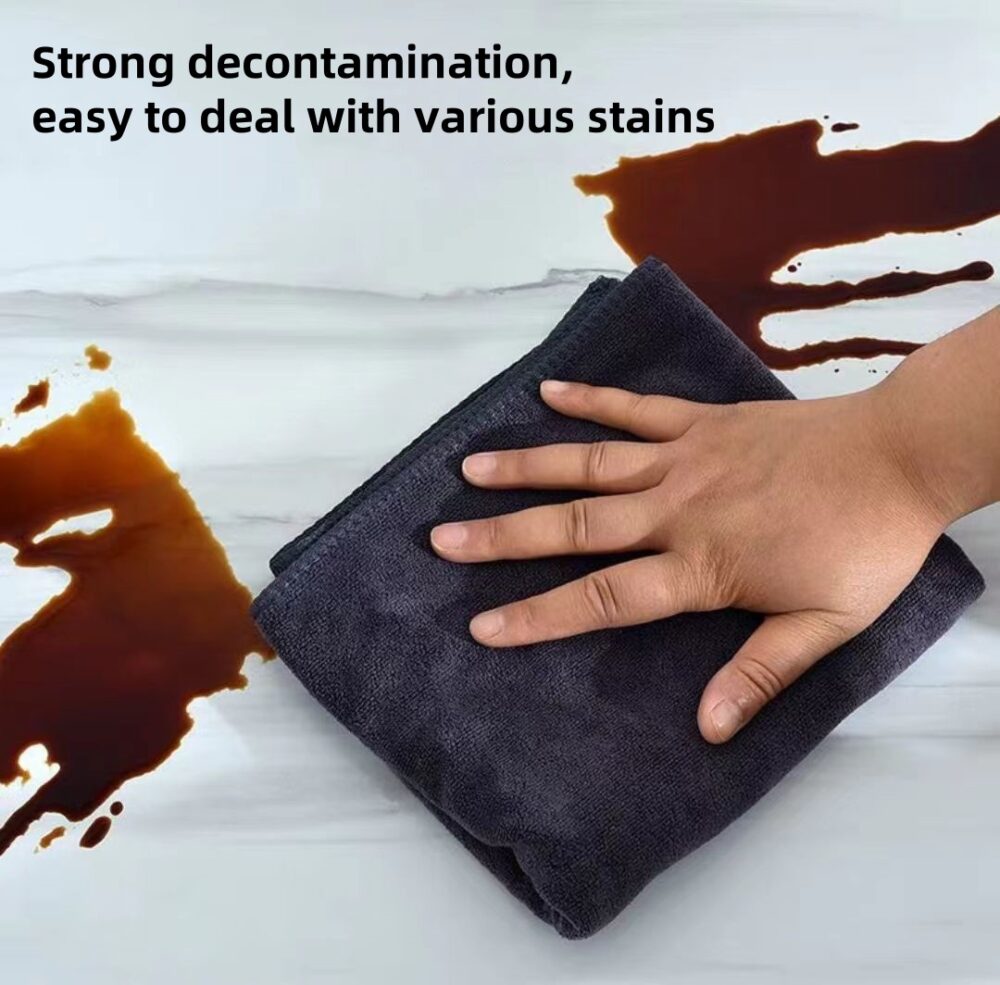Each package of 24 pieces, four colors to choose from, strong water absorption, strong decontamination, easy to deal with a variety of stains, made of high-quality materials, soft and friendly skin does not hurt hands, exquisite workmanship, durable. #JL01-Brown - Image 5