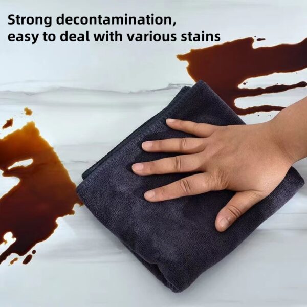 Each package of 24 pieces, four colors to choose from, strong water absorption, strong decontamination, easy to deal with a variety of stains, made of high-quality materials, soft and friendly skin does not hurt hands, exquisite workmanship, durable. #JL01-Brown - Image 5