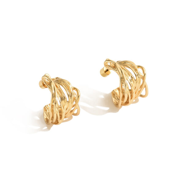 6541  Chic Zinc Alloy Earrings, Minimalist Jewelry for Everyday Wear, Ideal Gift for Her, Suitable for Weddings, Anniversaries, Birthdays #JL01-WJ-0094 - Image 5