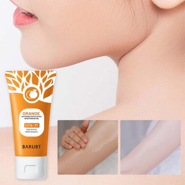 Orange Enzyme Exfoliating Gel Facial deep cleansing and moisturizing gentle mud to remove dead skin #JL02-A313-Orange Gel - Image 5