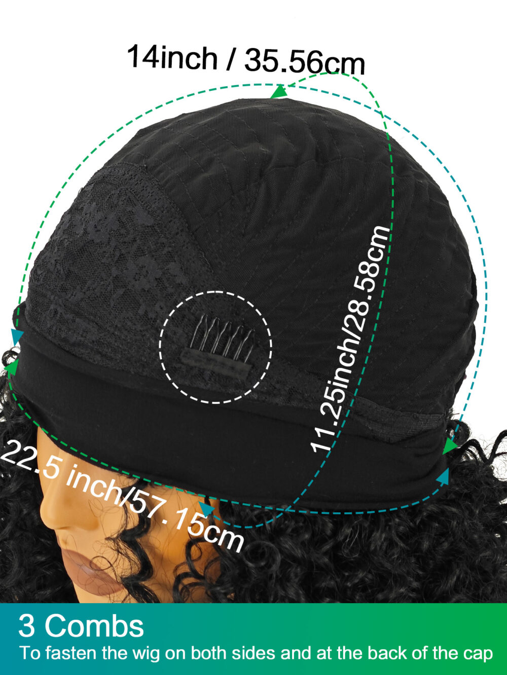 Especially Yours Curly Headband Wig Shoulder-Length Layers of Natural Spiral Curls with Full, Bouncy Volume, Comfy Stretch Band/Runway Shades of Black Headband Kinky Curly Synthetic Hair Wigs For African American Women 16 Inch #JL01-LY-1437A-1/LY-1437A-1B/LY-1437A-2/LY-1437A-OP1B30/LY-1437A-OP27/LY-1437A-OP430 - Image 7
