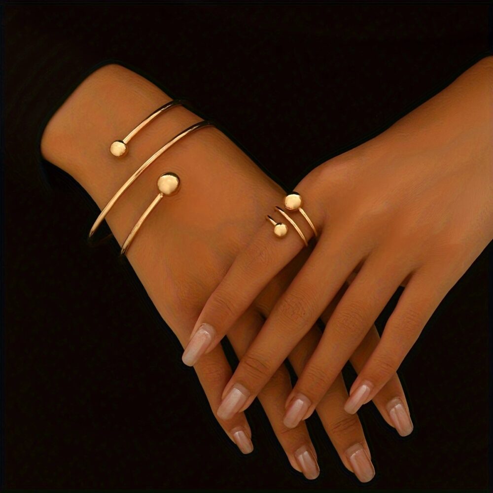 6541  Timeless Ring and Necklace Set, Refined Elegance for Every Occasion #JL01-WJ-0160 - Image 3