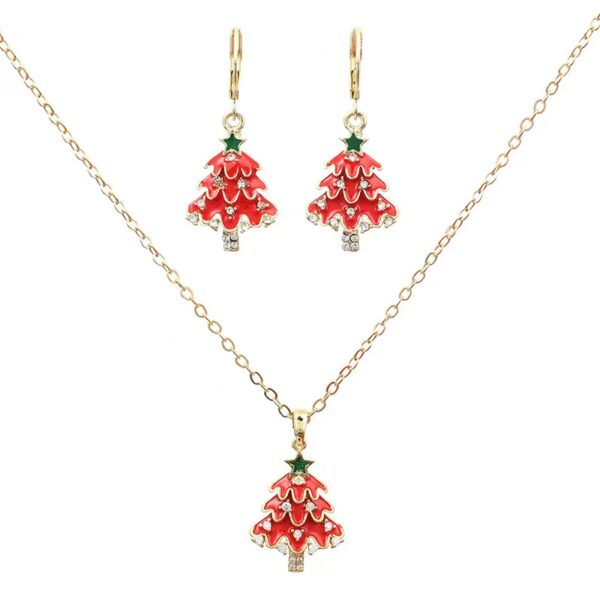 6541  Stylish Jewelry Set with Earrings and Necklace, Effortless Elegance #JL01-WJ-0123 - Image 5