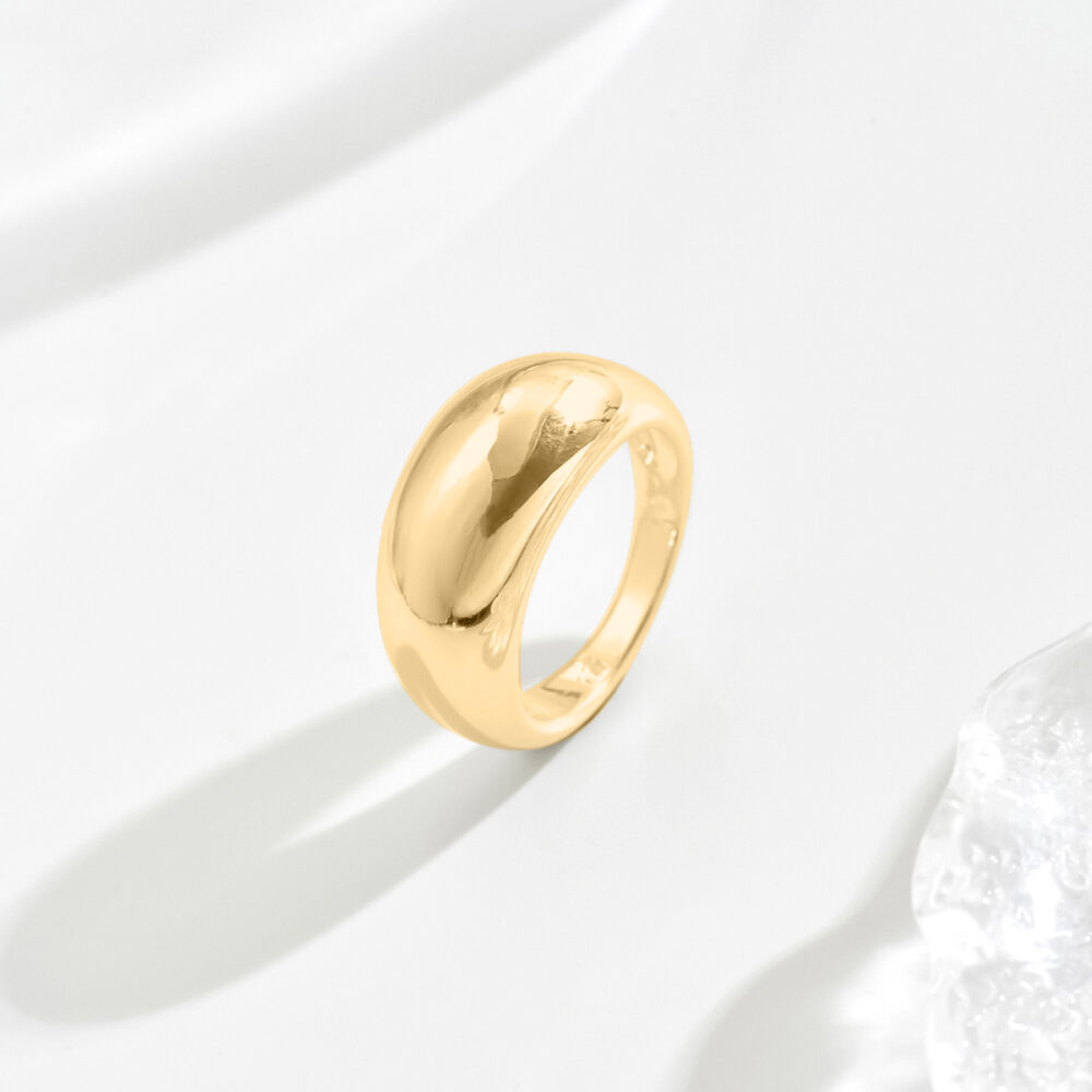 6541  European-american style ins senior sense exaggerated retro wide version of big  ring female index finger personality cold wind ring #JL01-WJ-0077 - Image 7