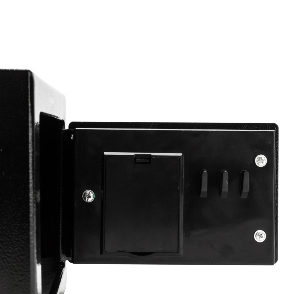 Mini Wall-in Style Electronic Code Metal Steel Box Safe Case 17EF Black #SY-61958008 - Image 12