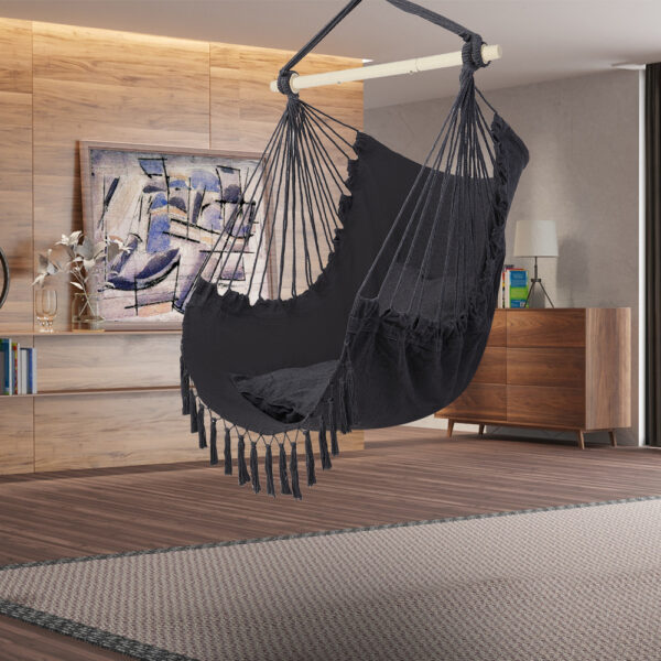Pillow Tassel Hanging Chair Gray #SY-52717374 - Image 6
