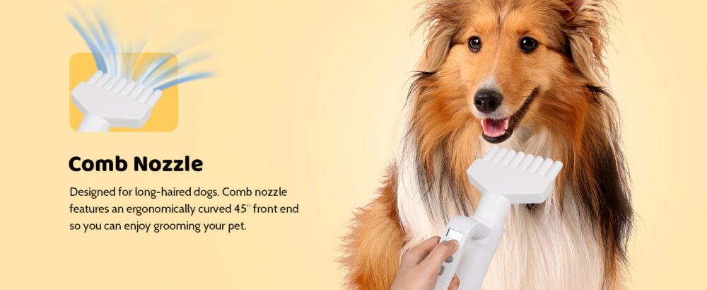 6541  Dog dryer, 4-in-1 dog hair dryer with smart handle,90 m/s high speed negative ion dog hair dryer, adjustable air speed and temperature pet dryer for dogs and cats #JL01-USA-240 - Image 13
