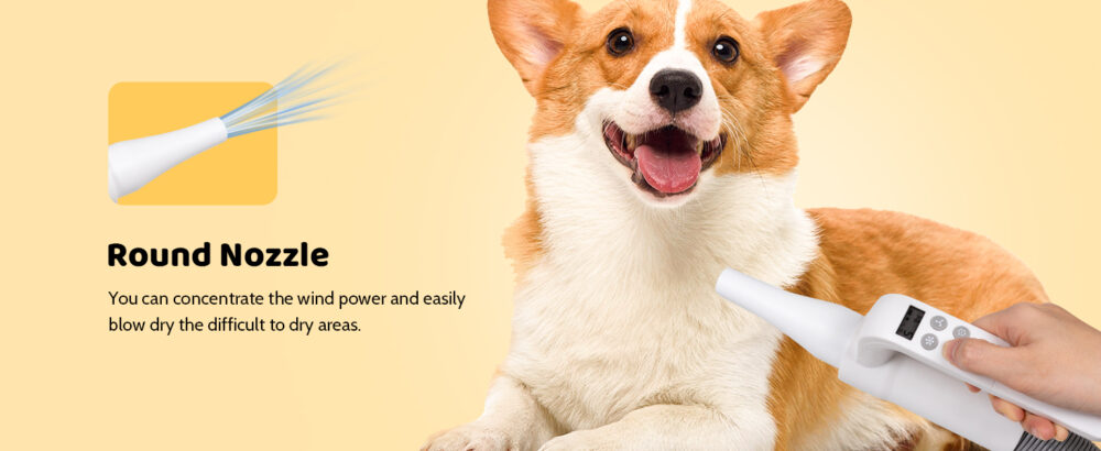 6541  Dog dryer, 4-in-1 dog hair dryer with smart handle,90 m/s high speed negative ion dog hair dryer, adjustable air speed and temperature pet dryer for dogs and cats #JL01-USA-240 - Image 14
