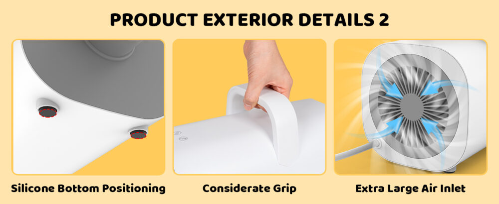 6541  Dog dryer, 4-in-1 dog hair dryer with smart handle,90 m/s high speed negative ion dog hair dryer, adjustable air speed and temperature pet dryer for dogs and cats #JL01-USA-240 - Image 23