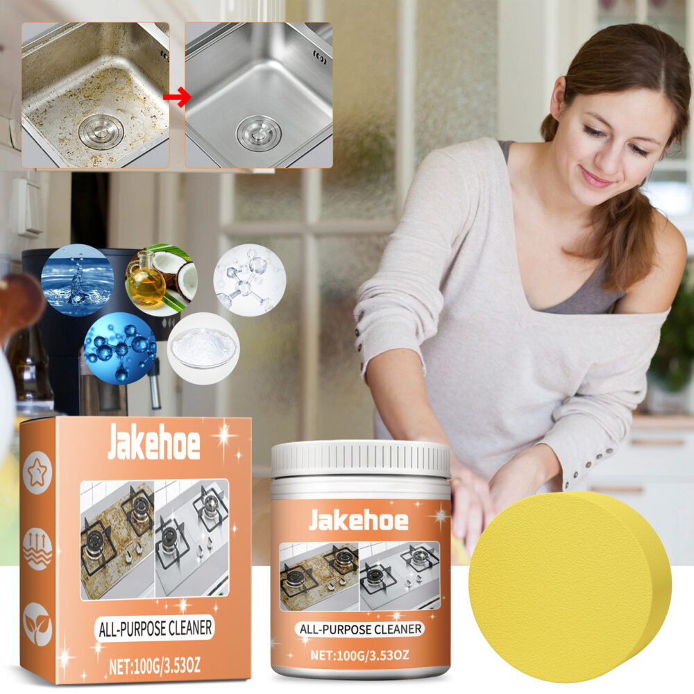 Multi-purpose cleaning paste Household kitchen stove hood stains and oil stains easily clean and polish #JL04-JHC01-A026-1-OG1