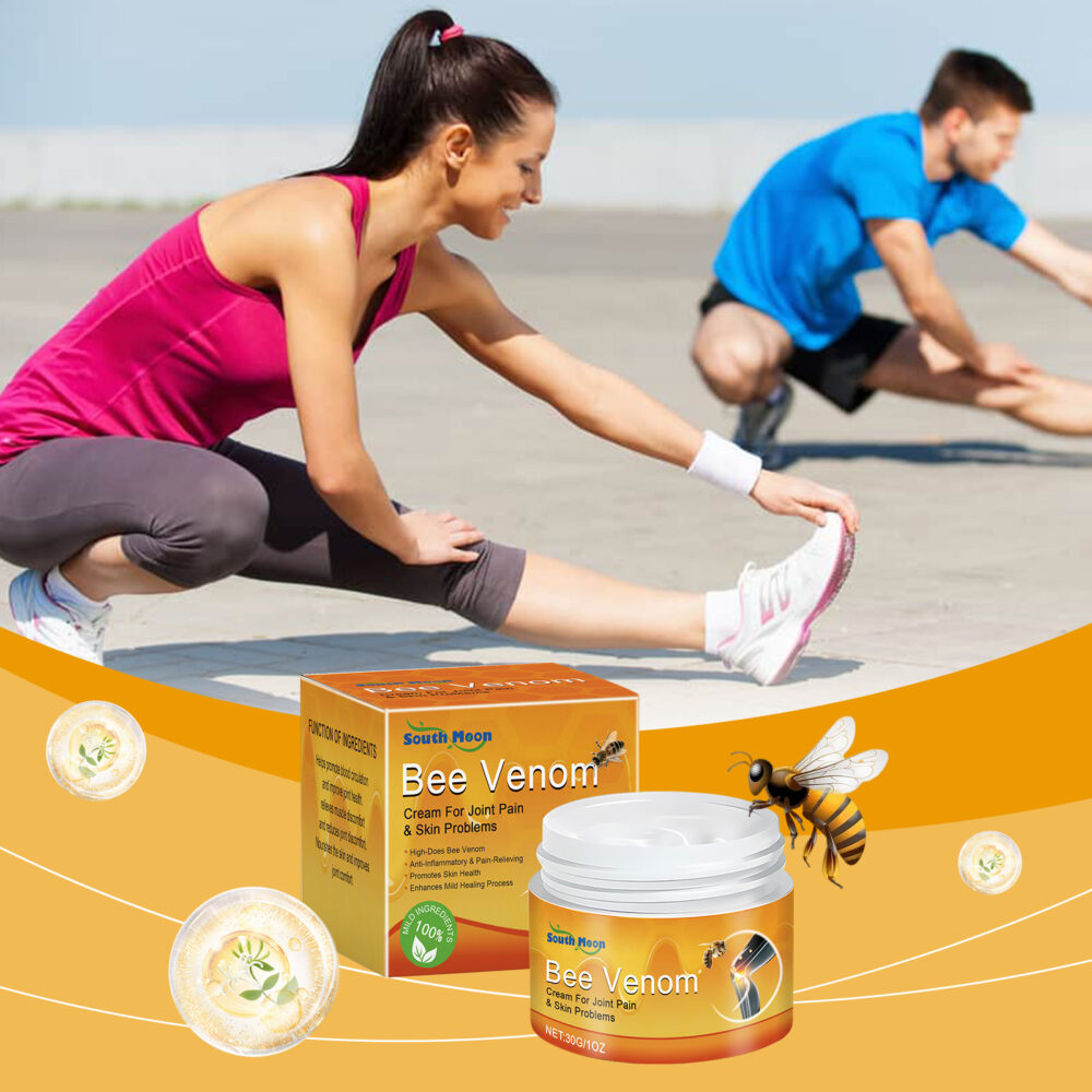 Bee Venom Joint Pain Cream Massage to relieve joint discomfort Knee Lumbar shoulder and neck care cream #JL04-SOB04-A019-30-YE1 - Image 4