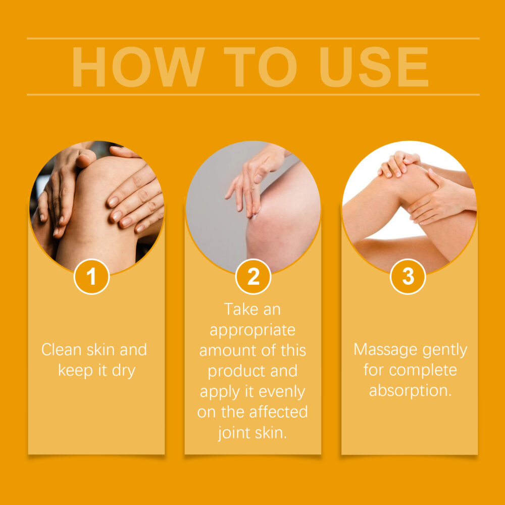 Bee Venom Joint Pain Cream Massage to relieve joint discomfort Knee Lumbar shoulder and neck care cream #JL04-SOB04-A019-30-YE1 - Image 9